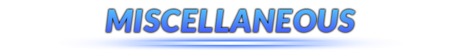 Miscellaneous